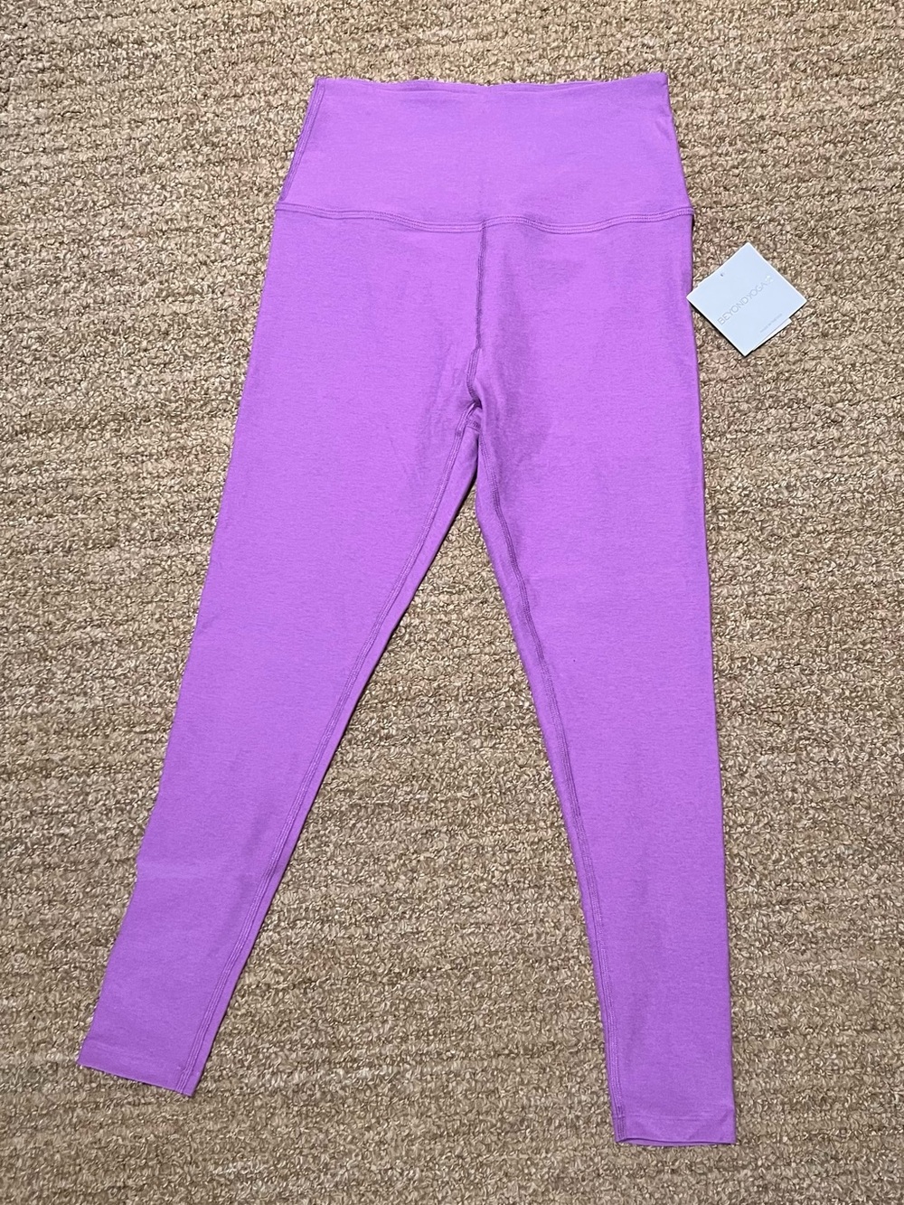 Beyond Yoga Fuschia High-Waist Leggings